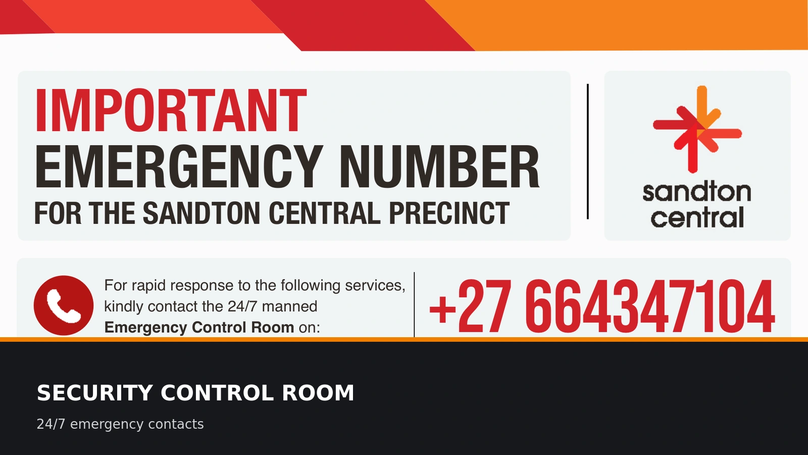 Cover preview of the current Security Control Room brochure