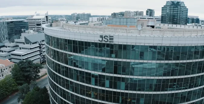 JSE building entrance in Sandton