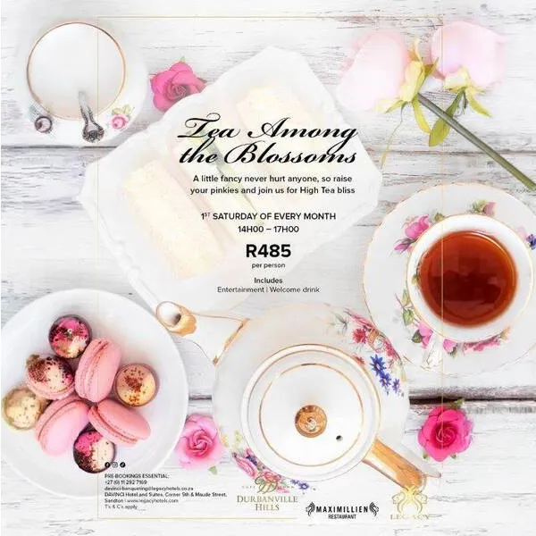 DAVINCI Hotel Tea Among the Blossoms
