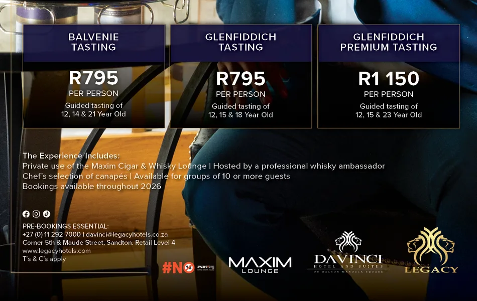 The Art of Whisky at Maxim Lounge, DaVinci Hotel