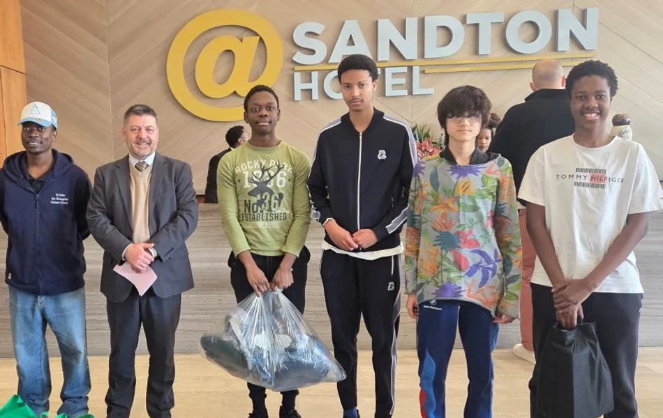 @Sandton Hotel supports local community through Mandela Day shoe drive