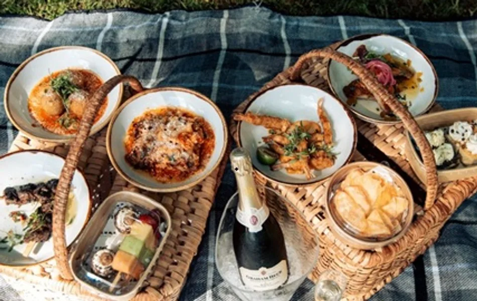 Sunday society picnic at The Maslow, Sandton